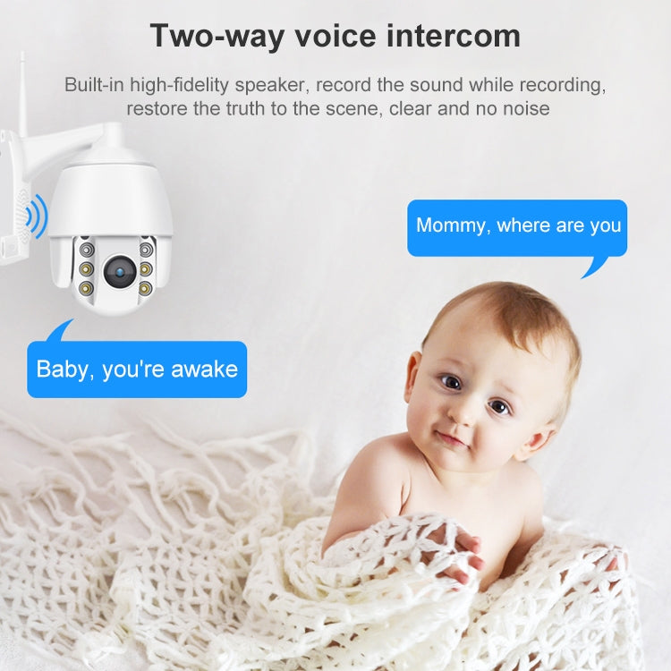 QX2 1080P HD 360 Degrees Panoramic WiFi Day and Night Full-color IP66 Waterproof Smart Camera, Support Motion Detection / Two-way Voice / TF Card, US Plug, WiFi Version QX2 1080P HD 360 Degrees Panoramic WiFi Day and Night Full-color IP66 Waterproof Smart Camera, Support Motion Detection / Two-way Voice / TF Card, US Plug, WiFi Version